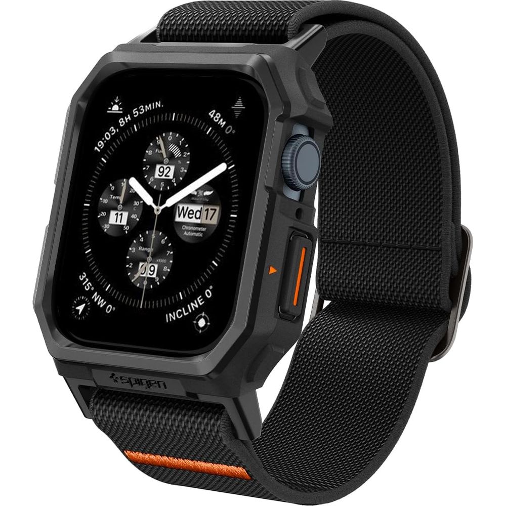Pasek Spigen Lite Fit Pro do Apple Watch 45/44 mm, czarny